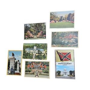 Vintage Lot Alabama Arkansas Postcard Bellingrath Gardens Montgomery Hot Springs